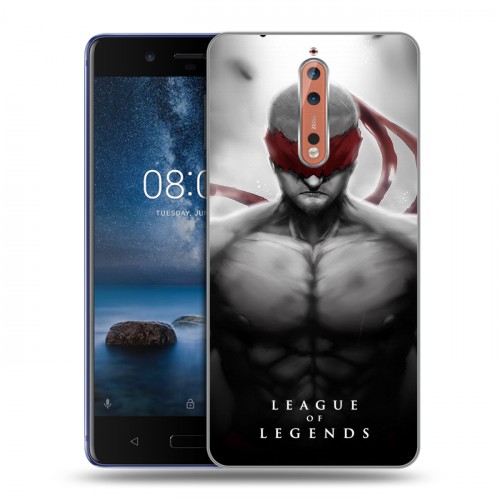 Дизайнерский пластиковый чехол для Nokia 8 League of Legends