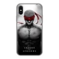 Дизайнерский силиконовый чехол для Iphone x10 League of Legends