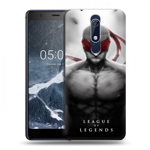 Дизайнерский пластиковый чехол для Nokia 5.1 League of Legends