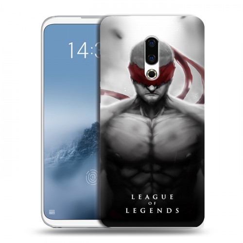 Дизайнерский пластиковый чехол для Meizu 16th Plus League of Legends