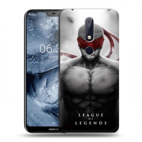 Дизайнерский силиконовый чехол для Nokia 6.1 Plus League of Legends