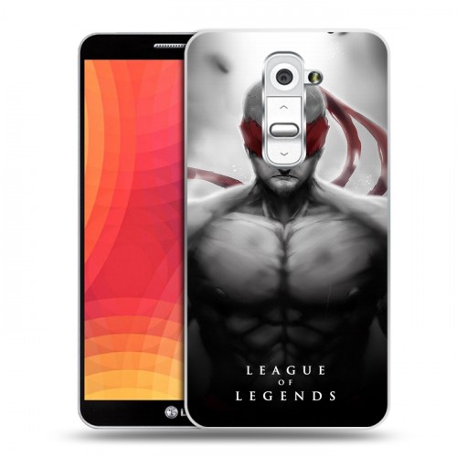 Дизайнерский пластиковый чехол для LG Optimus G2 League of Legends