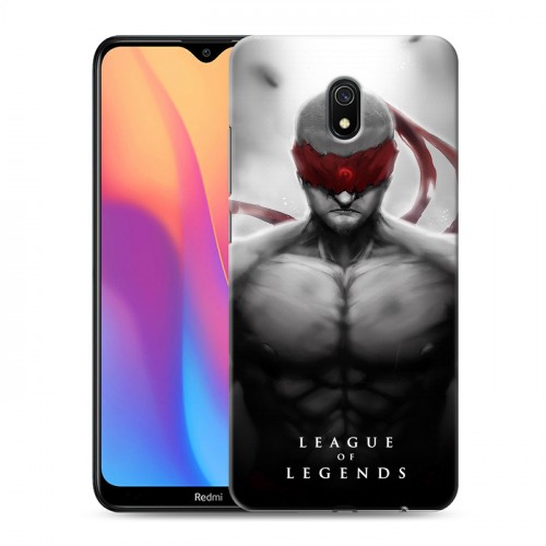 Дизайнерский силиконовый с усиленными углами чехол для Xiaomi RedMi 8A League of Legends