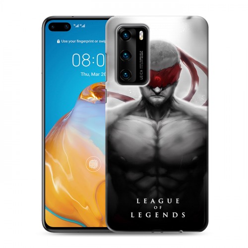 Дизайнерский силиконовый с усиленными углами чехол для Huawei P40 League of Legends