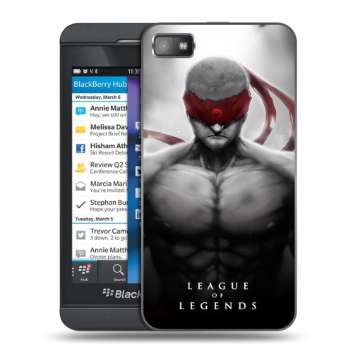 Дизайнерский пластиковый чехол для BlackBerry Z10 League of Legends