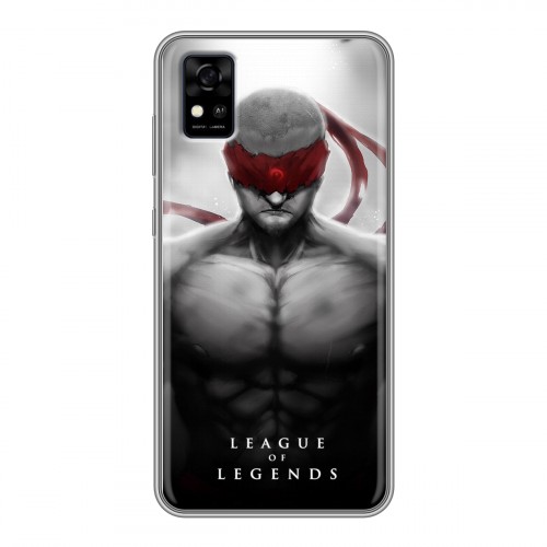 Дизайнерский силиконовый чехол для ZTE Blade A31 League of Legends