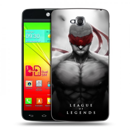 Дизайнерский силиконовый чехол для LG G Pro Lite Dual League of Legends