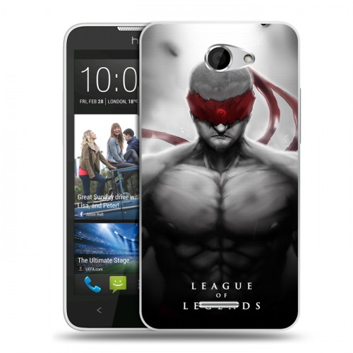 Дизайнерский пластиковый чехол для HTC Desire 516 League of Legends