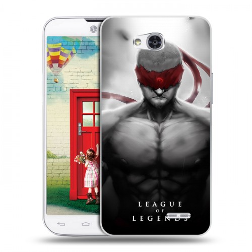 Дизайнерский пластиковый чехол для LG L80 League of Legends