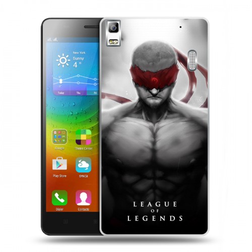 Дизайнерский пластиковый чехол для Lenovo A7000 League of Legends