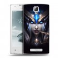 Дизайнерский пластиковый чехол для Lenovo A1000 League of Legends