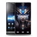 Дизайнерский пластиковый чехол для Sony Xperia S League of Legends