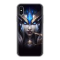 Дизайнерский силиконовый чехол для Iphone x10 League of Legends