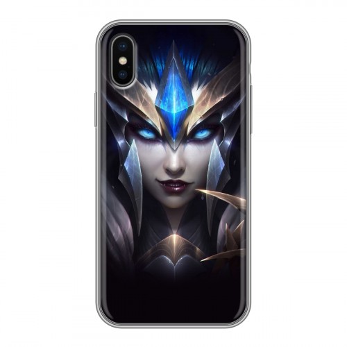 Дизайнерский силиконовый чехол для Iphone x10 League of Legends