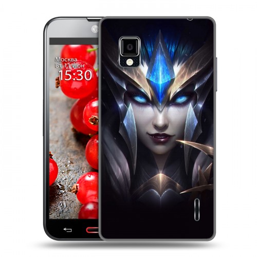 Дизайнерский пластиковый чехол для LG Optimus G League of Legends