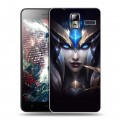 Дизайнерский силиконовый чехол для Lenovo S580 Ideaphone League of Legends