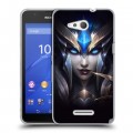 Дизайнерский пластиковый чехол для Sony Xperia E4g League of Legends