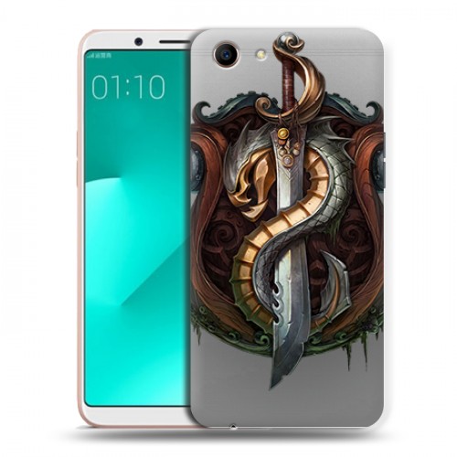 Полупрозрачный дизайнерский пластиковый чехол для OPPO A83 League of Legends