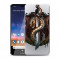 Полупрозрачный дизайнерский пластиковый чехол для Nokia 2.2 League of Legends