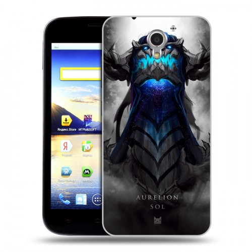 Дизайнерский пластиковый чехол для ZTE Blade A510 League of Legends