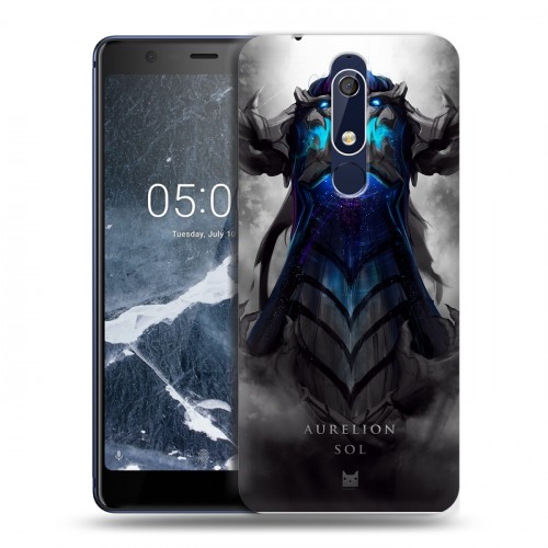 Дизайнерский пластиковый чехол для Nokia 5.1 League of Legends