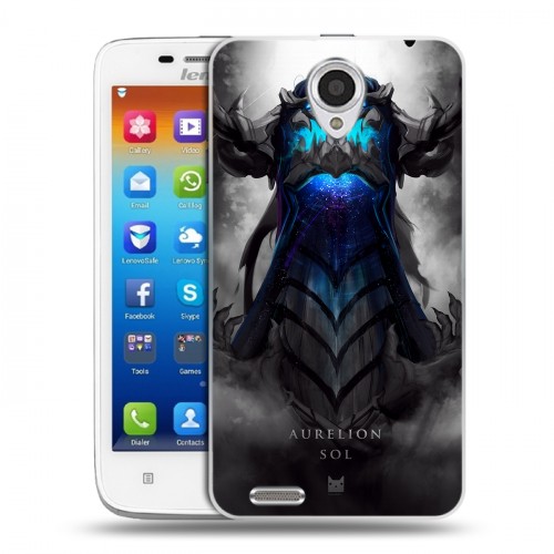 Дизайнерский пластиковый чехол для Lenovo S650 Ideaphone League of Legends