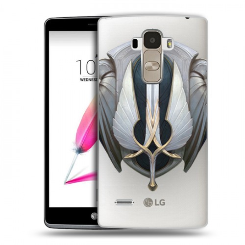 Полупрозрачный дизайнерский пластиковый чехол для LG G4 Stylus League of Legends