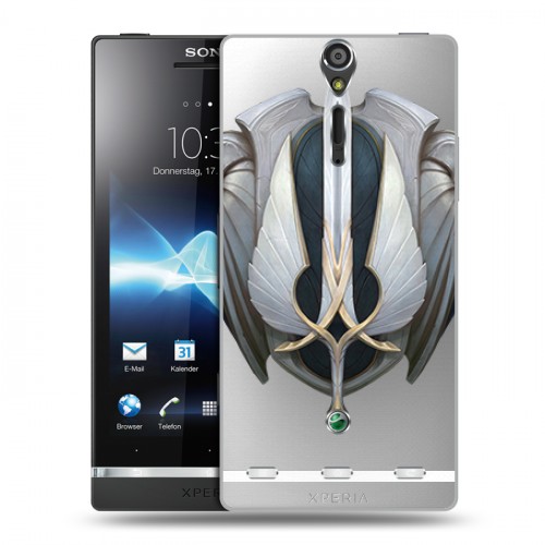 Полупрозрачный дизайнерский пластиковый чехол для Sony Xperia S League of Legends