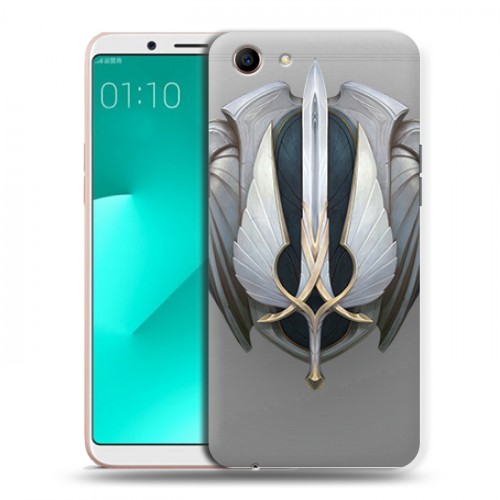 Полупрозрачный дизайнерский пластиковый чехол для OPPO A83 League of Legends