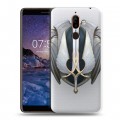 Полупрозрачный дизайнерский пластиковый чехол для Nokia 7 Plus League of Legends