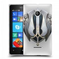 Полупрозрачный дизайнерский пластиковый чехол для Microsoft Lumia 435 League of Legends