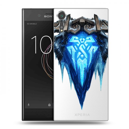 Полупрозрачный дизайнерский пластиковый чехол для Sony Xperia XZs League of Legends