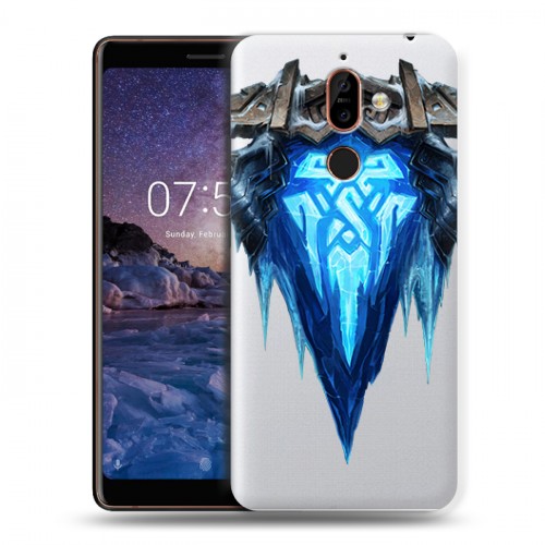 Полупрозрачный дизайнерский пластиковый чехол для Nokia 7 Plus League of Legends