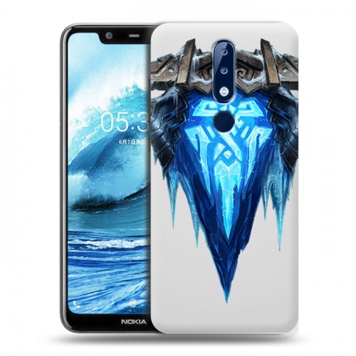 Полупрозрачный дизайнерский силиконовый чехол для Nokia 5.1 Plus League of Legends