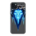 Полупрозрачный дизайнерский пластиковый чехол для Iphone 15 Plus League of Legends