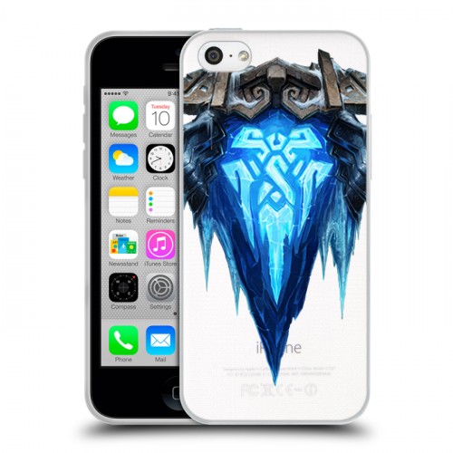 Полупрозрачный дизайнерский пластиковый чехол для Iphone 5c League of Legends