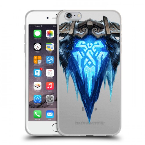 Полупрозрачный дизайнерский силиконовый чехол для Iphone 6 Plus/6s Plus League of Legends