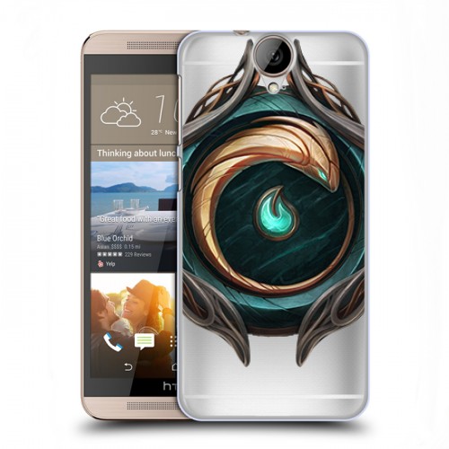 Полупрозрачный дизайнерский пластиковый чехол для HTC One E9+ League of Legends