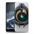 Полупрозрачный дизайнерский пластиковый чехол для Nokia 5.1 League of Legends