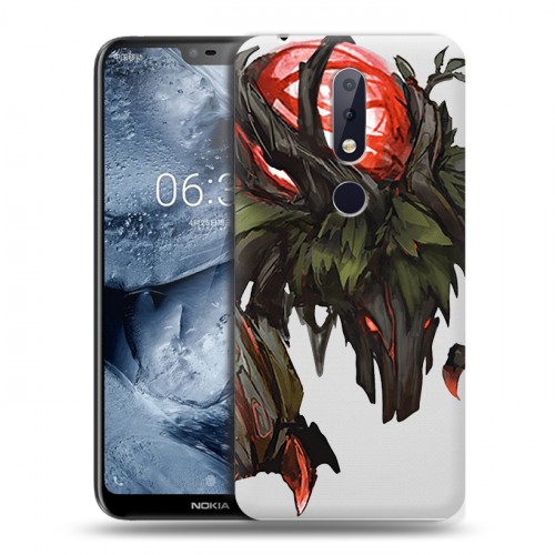 Полупрозрачный дизайнерский пластиковый чехол для Nokia 6.1 Plus League of Legends