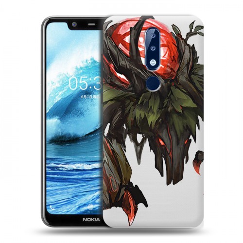 Полупрозрачный дизайнерский силиконовый чехол для Nokia 5.1 Plus League of Legends