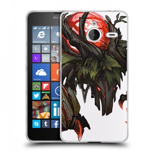 Полупрозрачный дизайнерский пластиковый чехол для Microsoft Lumia 640 XL League of Legends