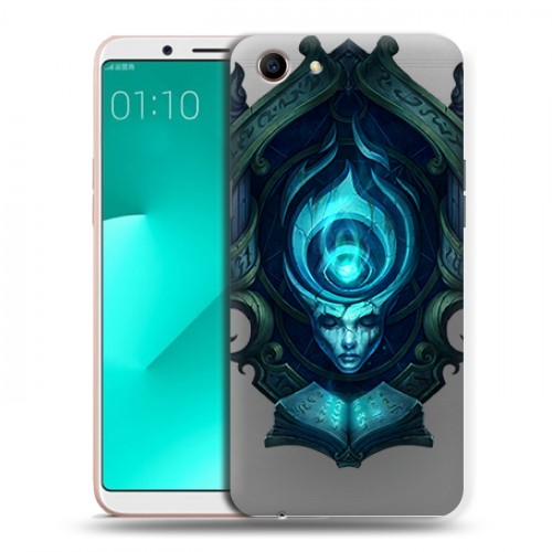 Полупрозрачный дизайнерский пластиковый чехол для OPPO A83 League of Legends