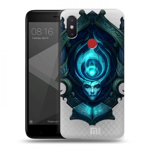 Полупрозрачный дизайнерский пластиковый чехол для Xiaomi Mi8 SE League of Legends