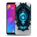 Полупрозрачный дизайнерский пластиковый чехол для Meizu M8 Lite League of Legends