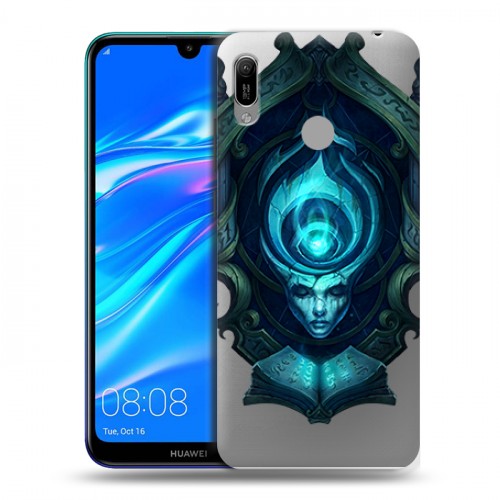 Полупрозрачный дизайнерский пластиковый чехол для Huawei Y6 (2019) League of Legends