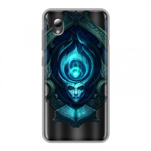 Полупрозрачный дизайнерский пластиковый чехол для ZTE Blade A3 (2019) League of Legends