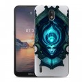 Полупрозрачный дизайнерский пластиковый чехол для Nokia 1.3 League of Legends