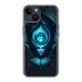 Полупрозрачный дизайнерский пластиковый чехол для Iphone 14 League of Legends