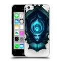 Полупрозрачный дизайнерский пластиковый чехол для Iphone 5c League of Legends